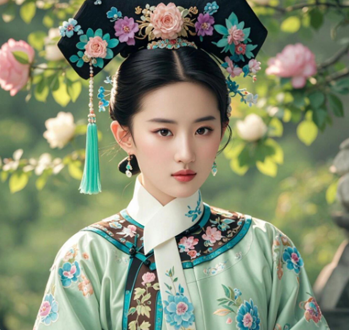 刘亦菲如果拍清宫剧就不用出手了,帝王公子都喜欢她偏爱她啊?