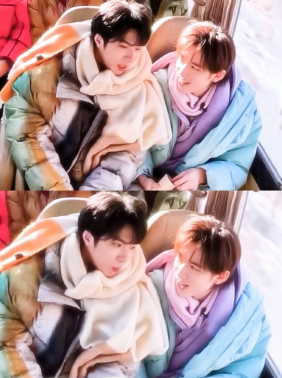 最近有网友爆料,在繁华的街头偶遇了宋亚轩和刘耀文一起逛街.