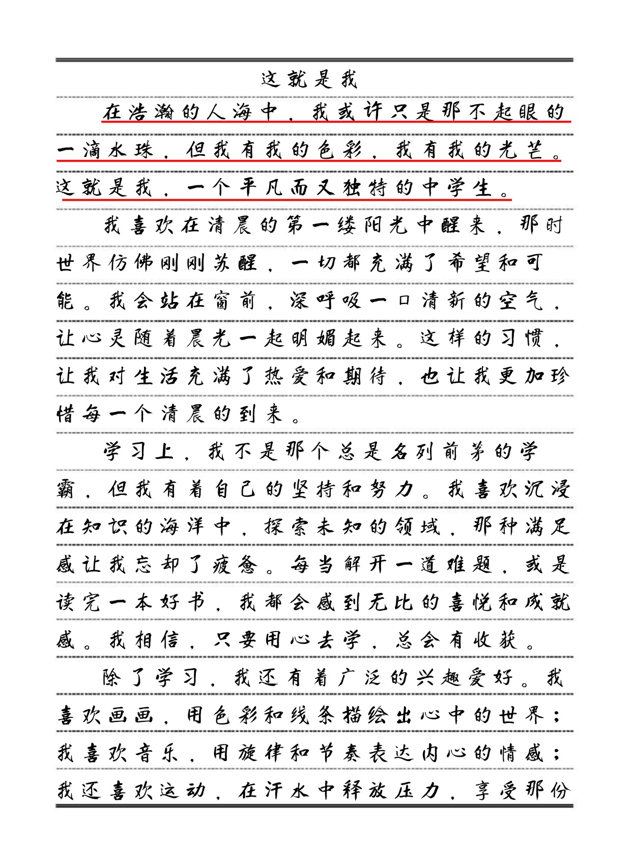 这就是我作文