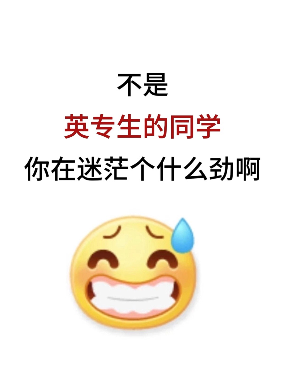 英专生表情包图片