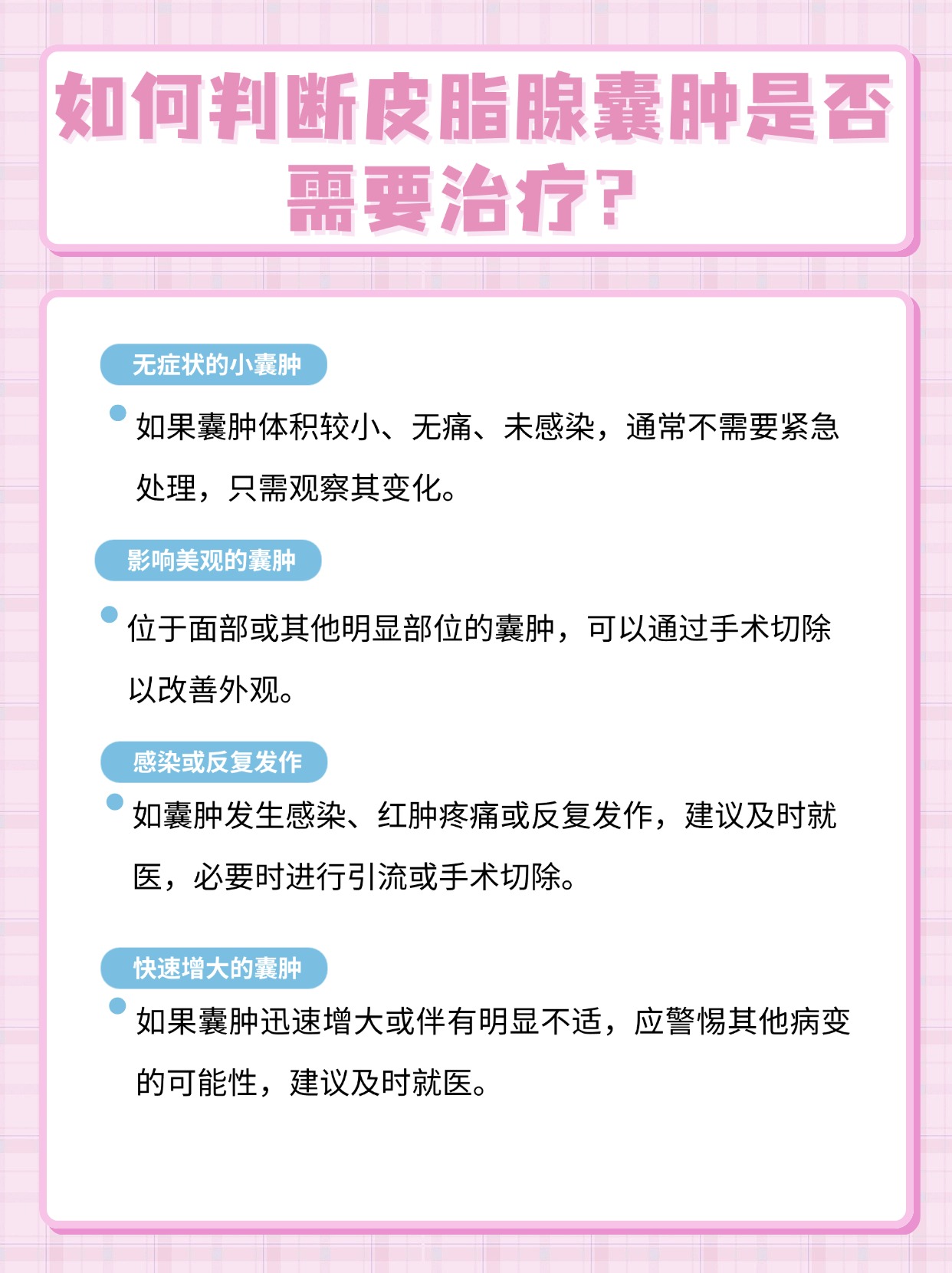 皮脂腺囊肿的症状都有哪些?
