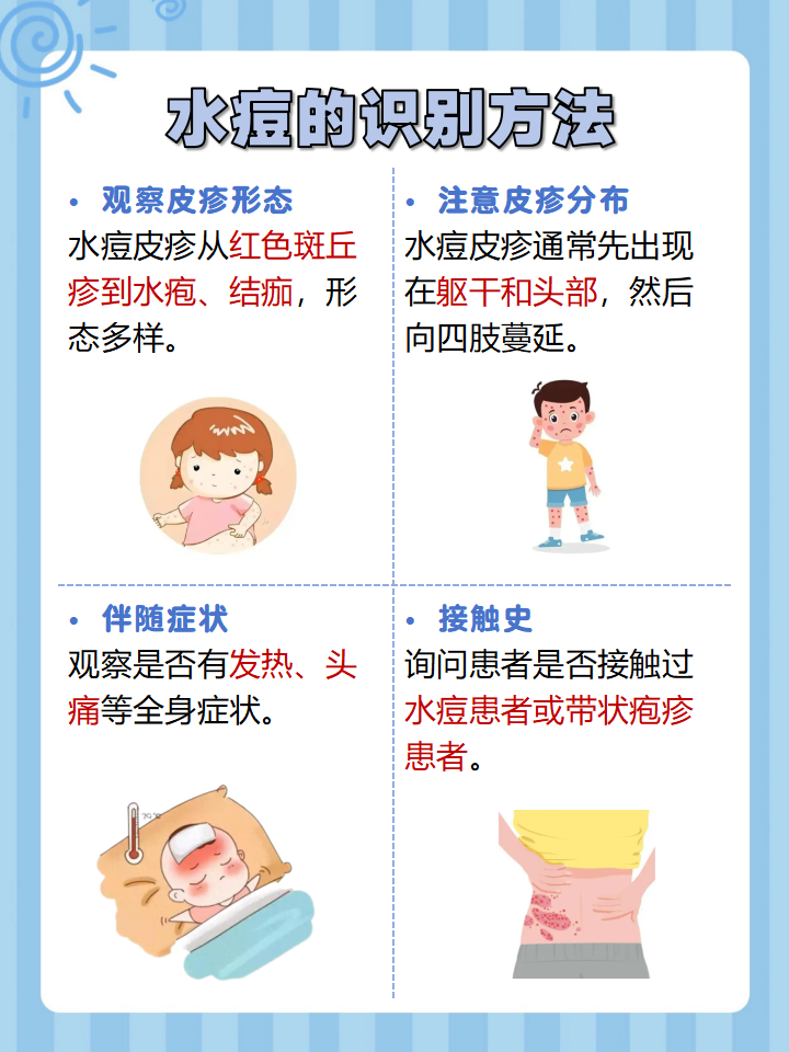 带状疱疹病毒引起的传染病,常见于儿童,但成人也