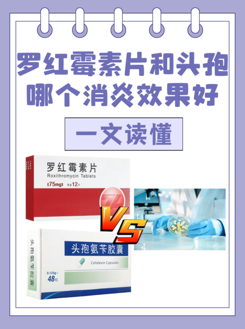 罗红霉素片和头孢哪个消炎效果好,一文读懂