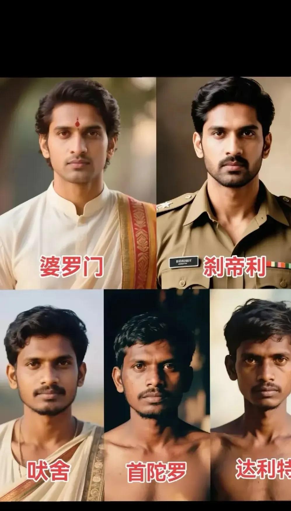 印度人的长相真的很特别,就算是相对白净帅气的婆罗门也很印度,反正那