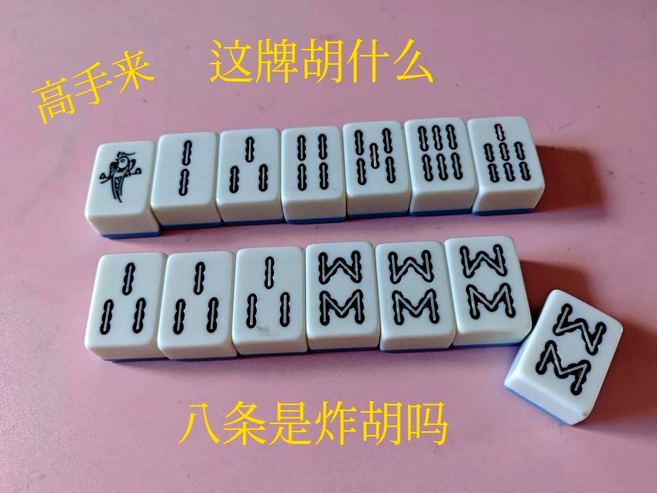 麻将圣手李大爷 甩出规则书:"清一色允