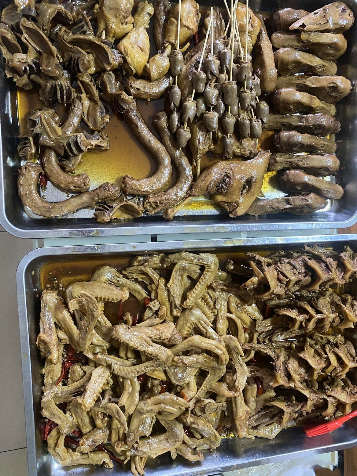 小卤怡情今天和老师傅学习的卤鸭出师的一天各种的食材都尝试了下