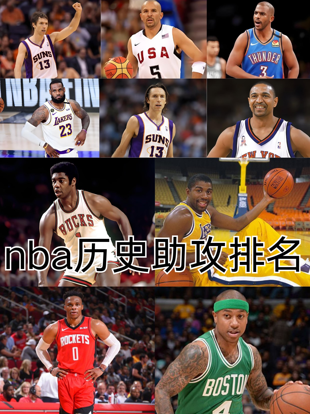 历届助攻 王及数据 解析相关图片2