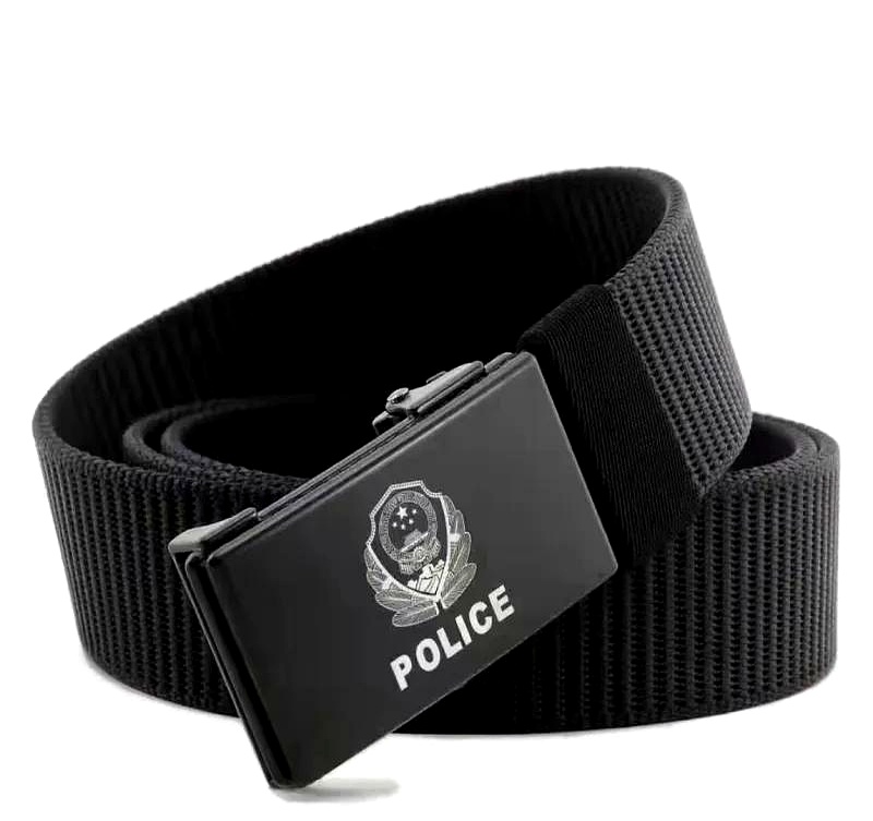 警用腰带你是喜欢皮的还是弹性呢绒的,我看到很多人扎呢绒的,有弹力