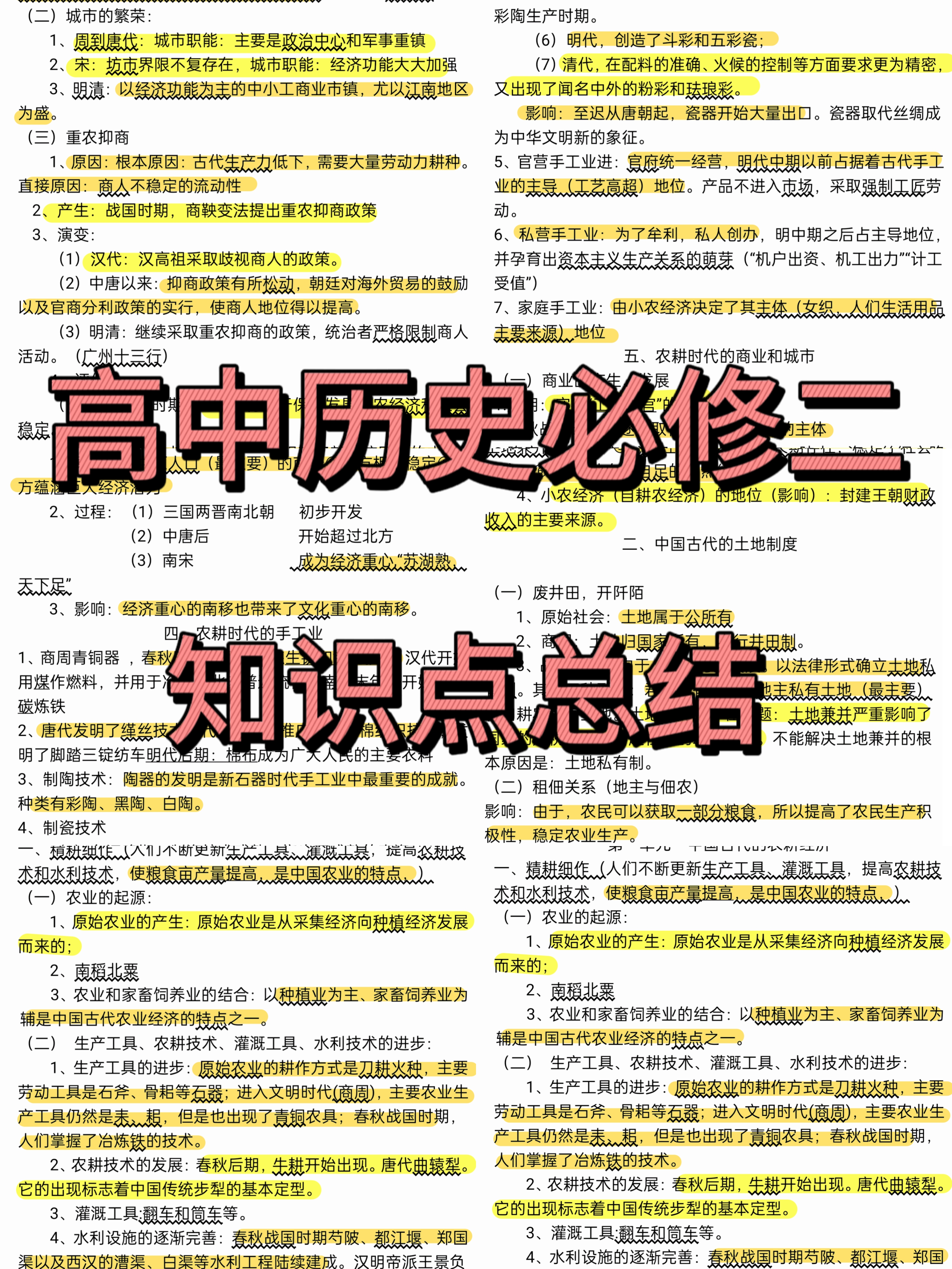 高中历史必背(高中历史必背重点)  第2张