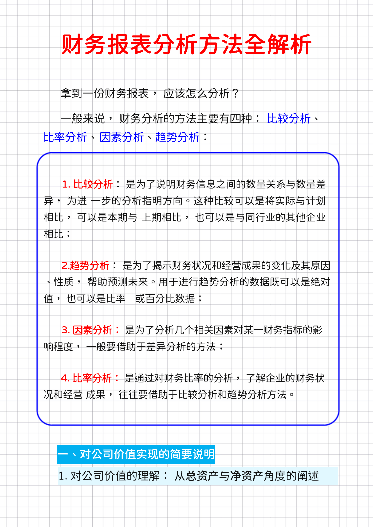 财务报表怎么分析数据图片