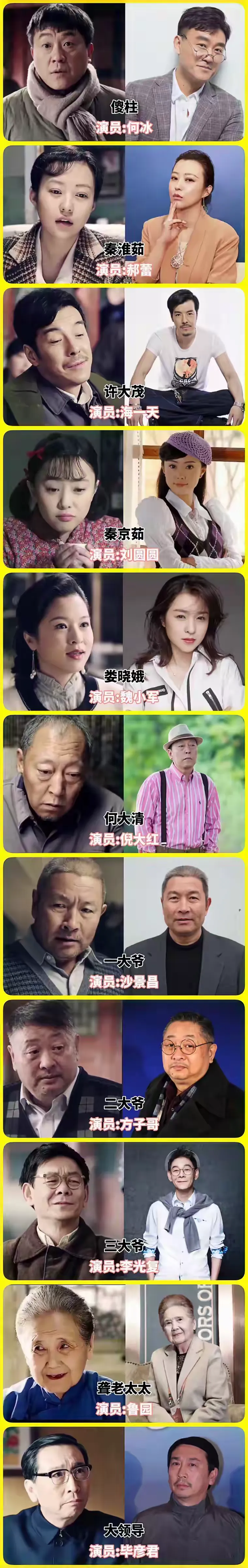 《情满四合院》11位演员现状 	●	何冰:饰演何雨柱(傻柱),凭借此剧