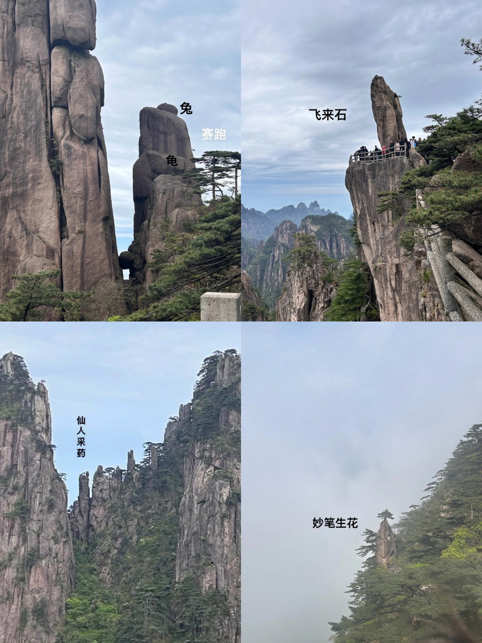 黄山奇石有哪些奇石?