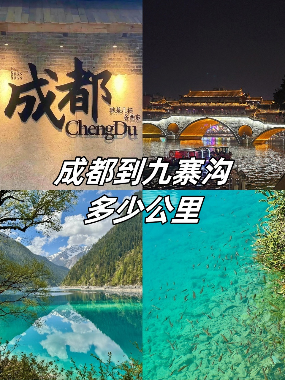 九寨沟到成都图片