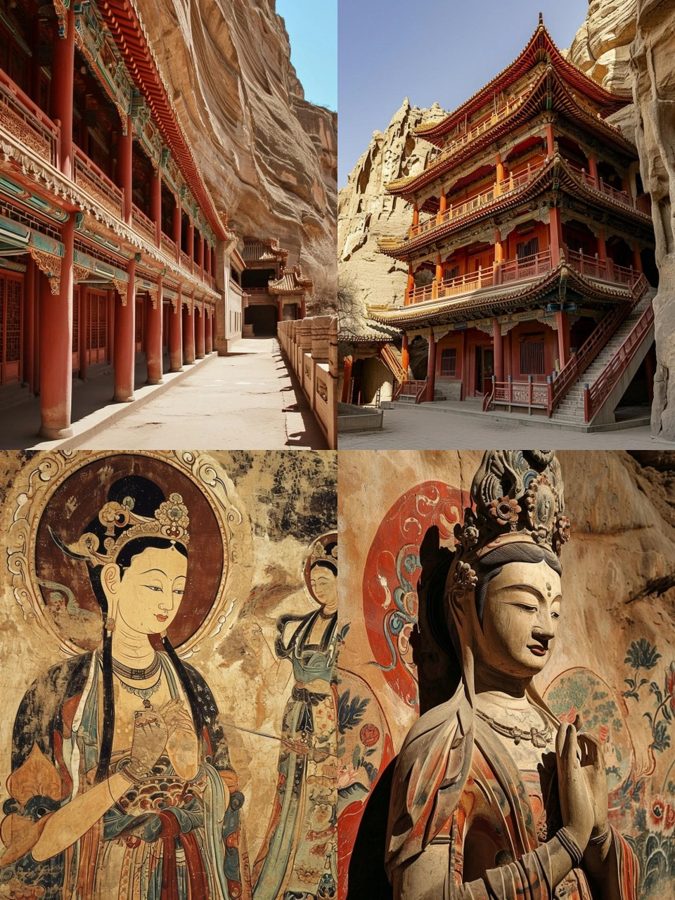 敦煌莫高窟简介和历史  我觉得我们一定要尽全力去保护它,这不仅是