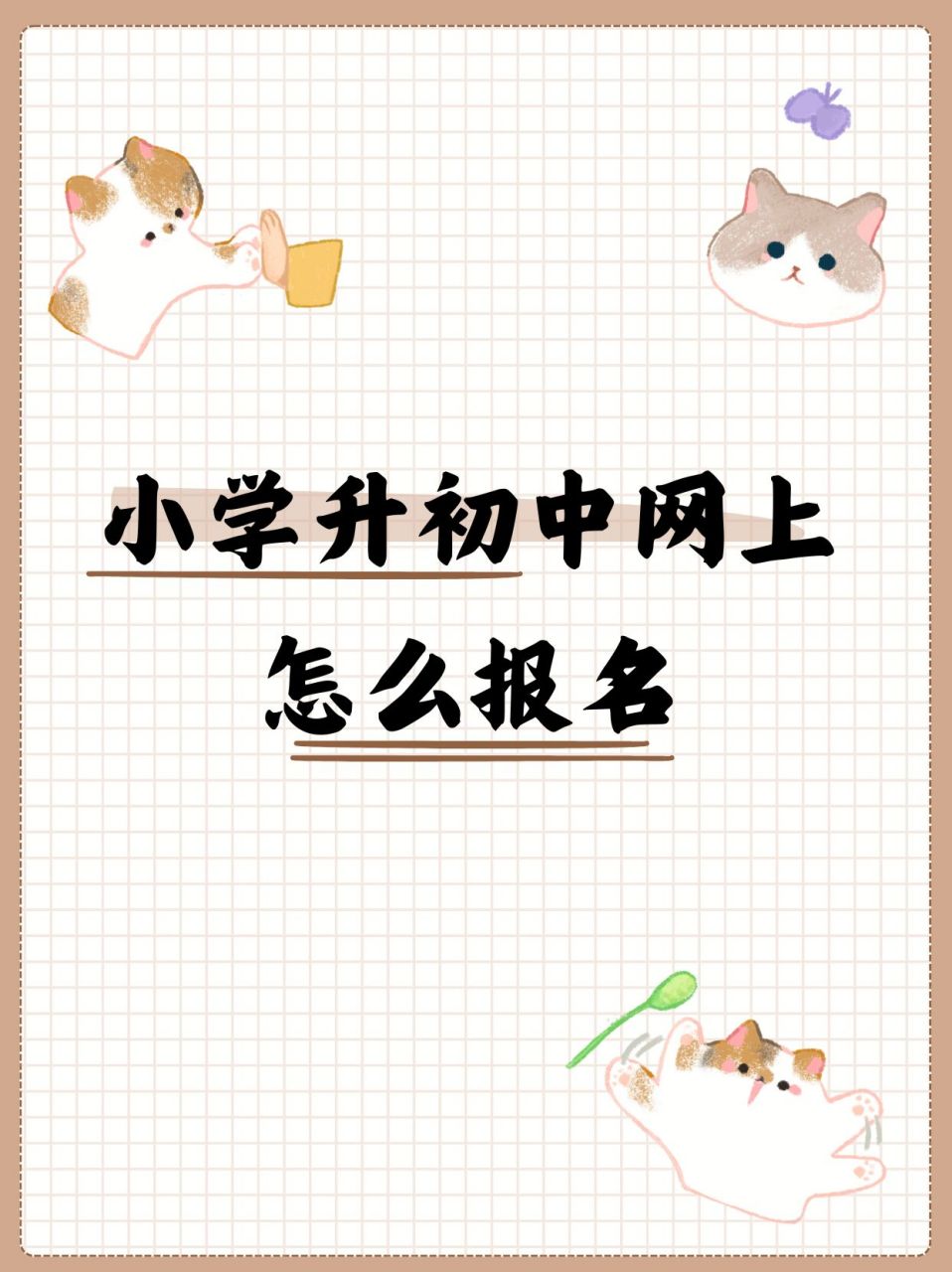 小学升初中网上怎么报名  我家小侄子马上要小学升初中了,这网上报名