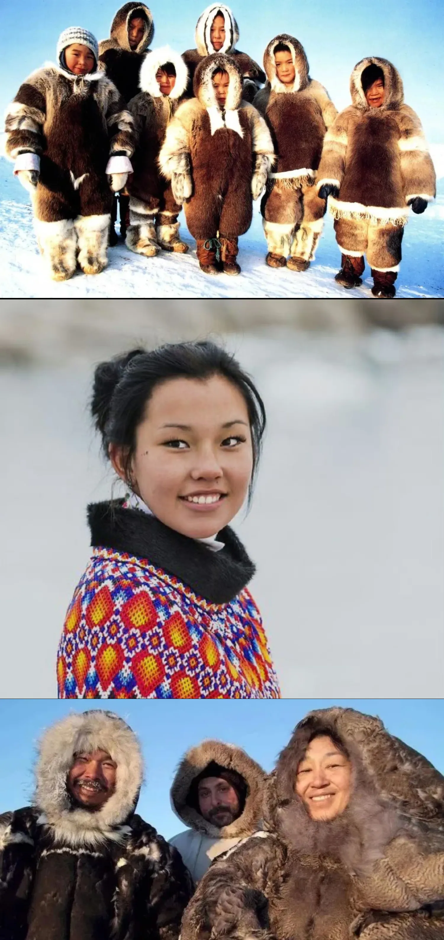 这是丹麦领地格陵兰岛上的原住民,大家从他们的肤色和五官看像哪里人