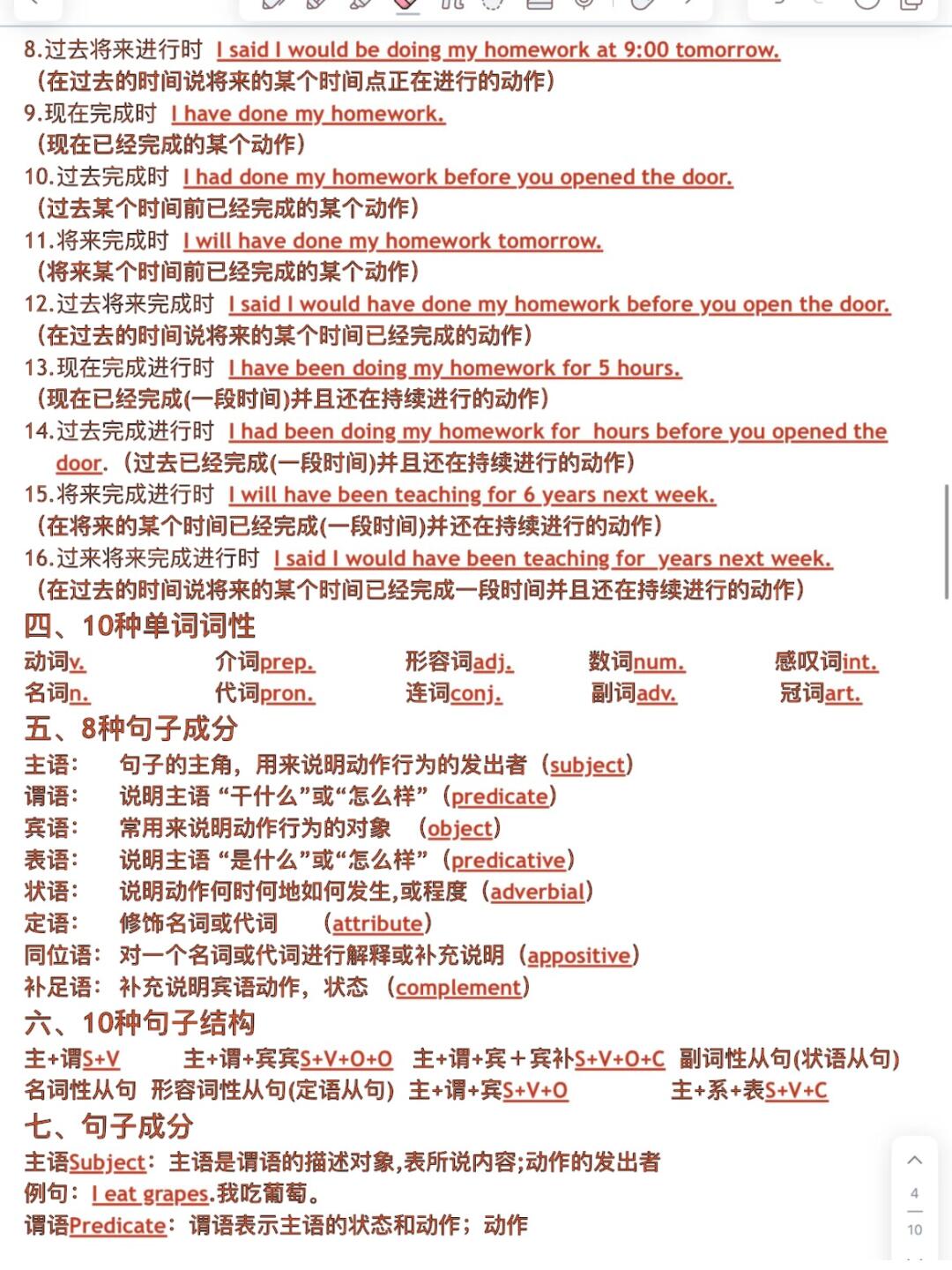 
高三英语语法大全！16大时态+从句，全有
