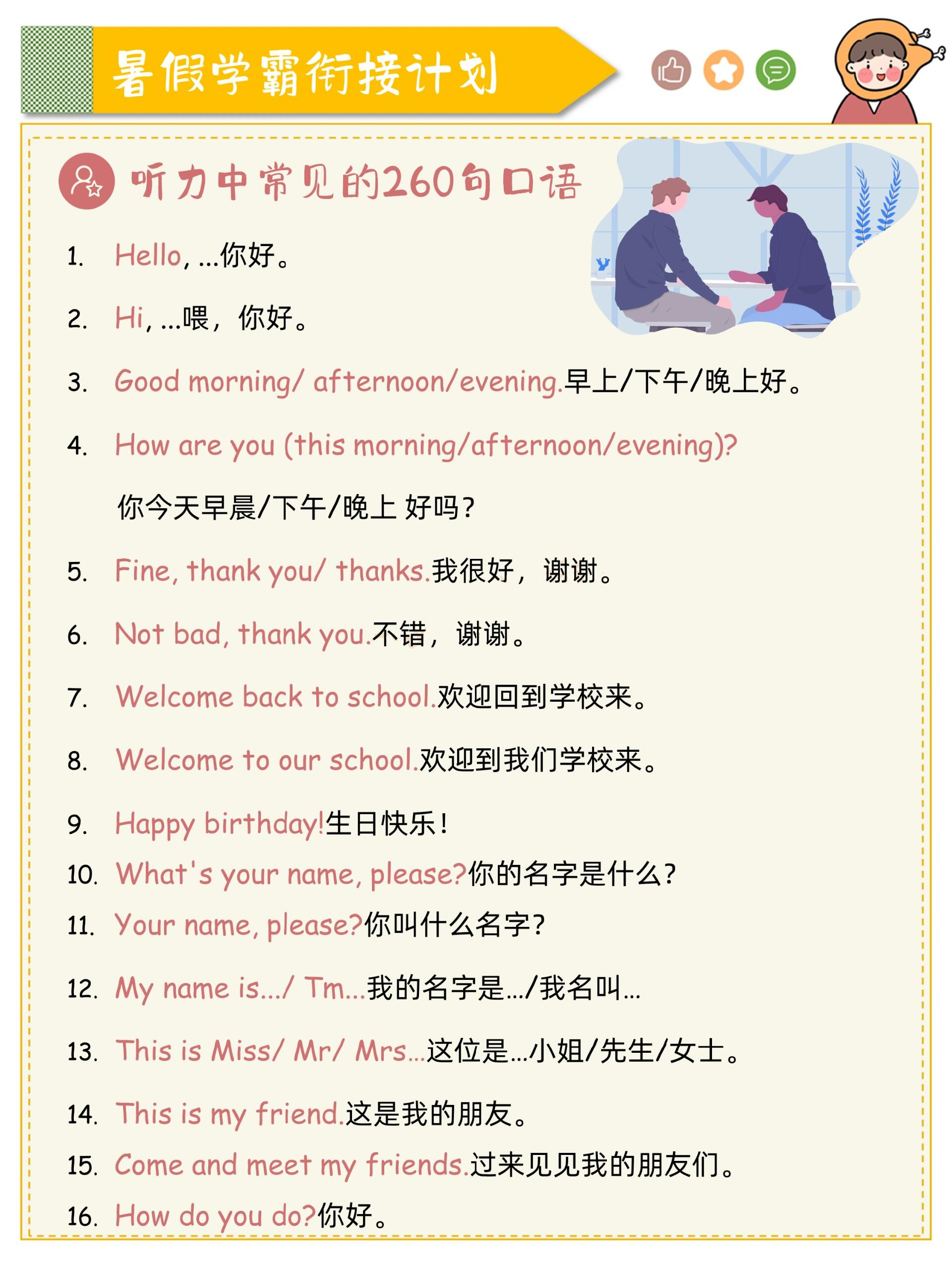 小学英语口语专项（日常）(小学英语口语教学方法与技巧)