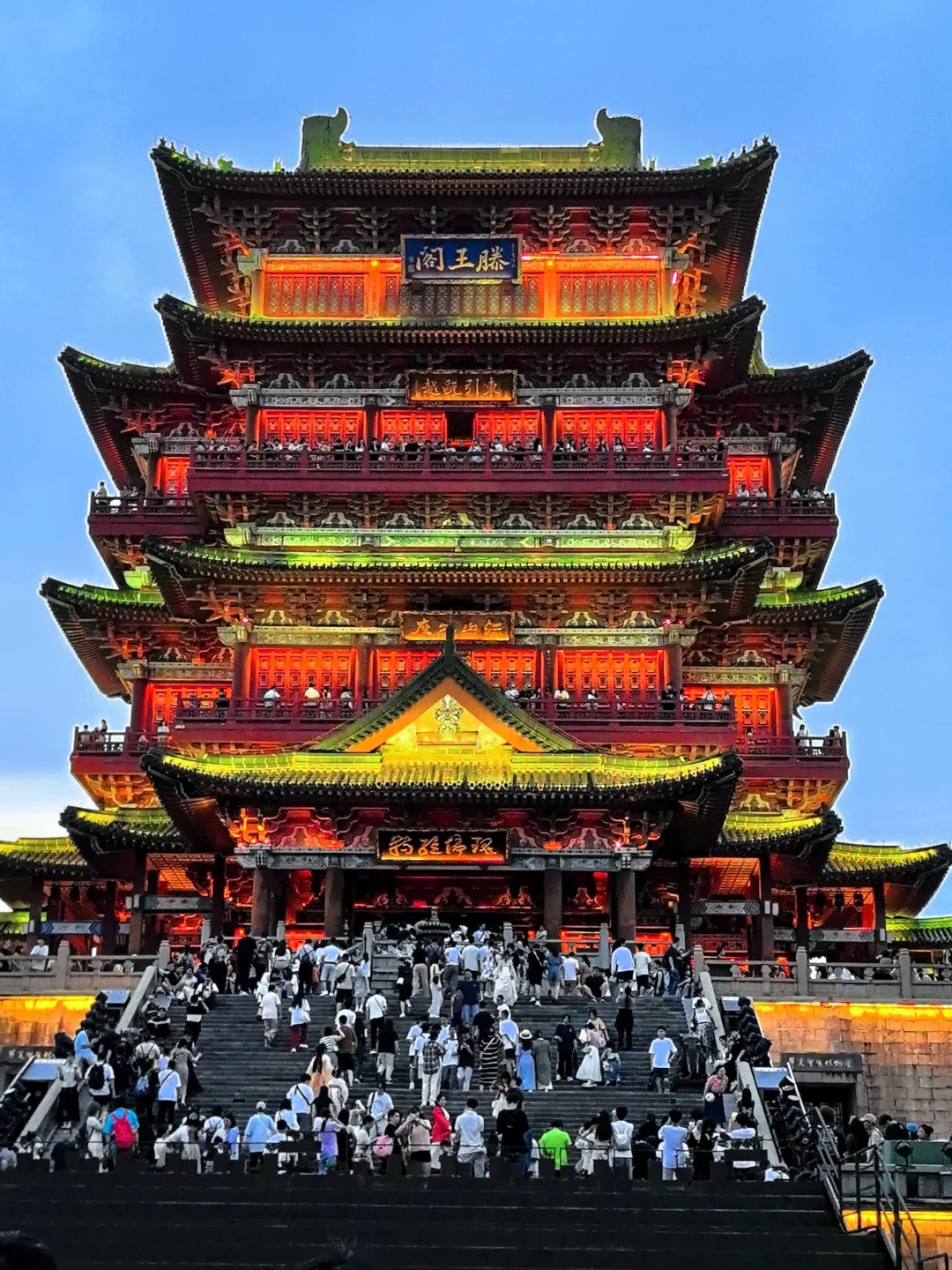 江西南昌滕王阁,与黄鹤楼,岳阳楼并称为江南三大名楼