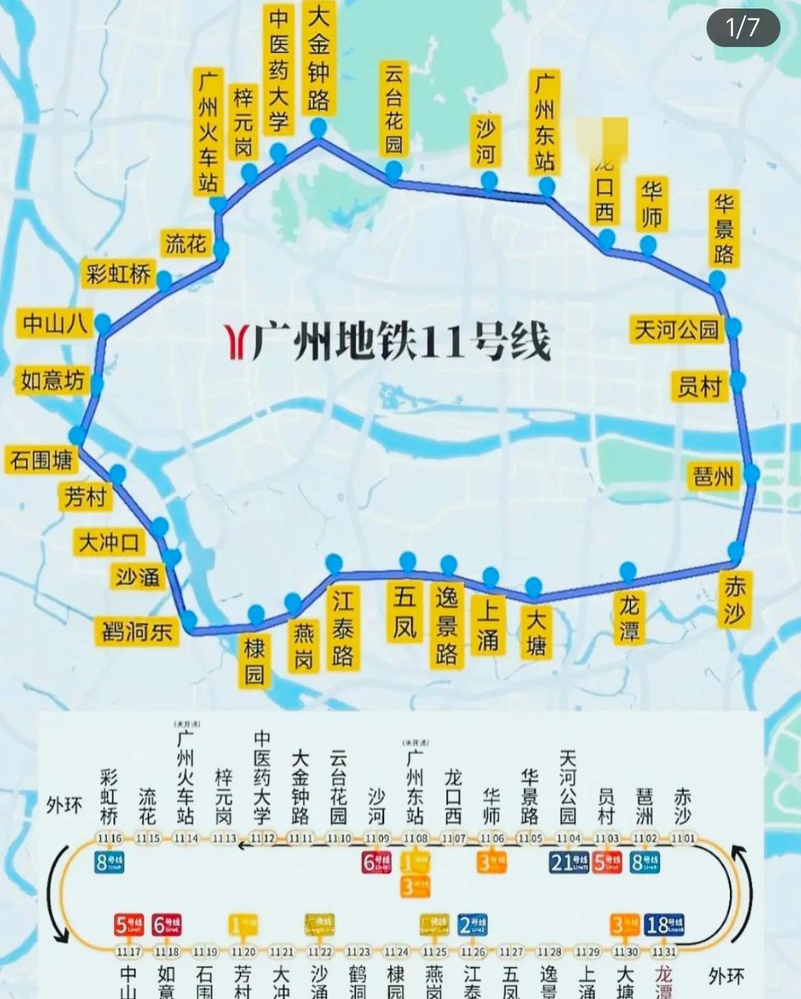 广州刚刚开通不久的地铁11号环线,最近乘客反映除了去白云山玩方便了