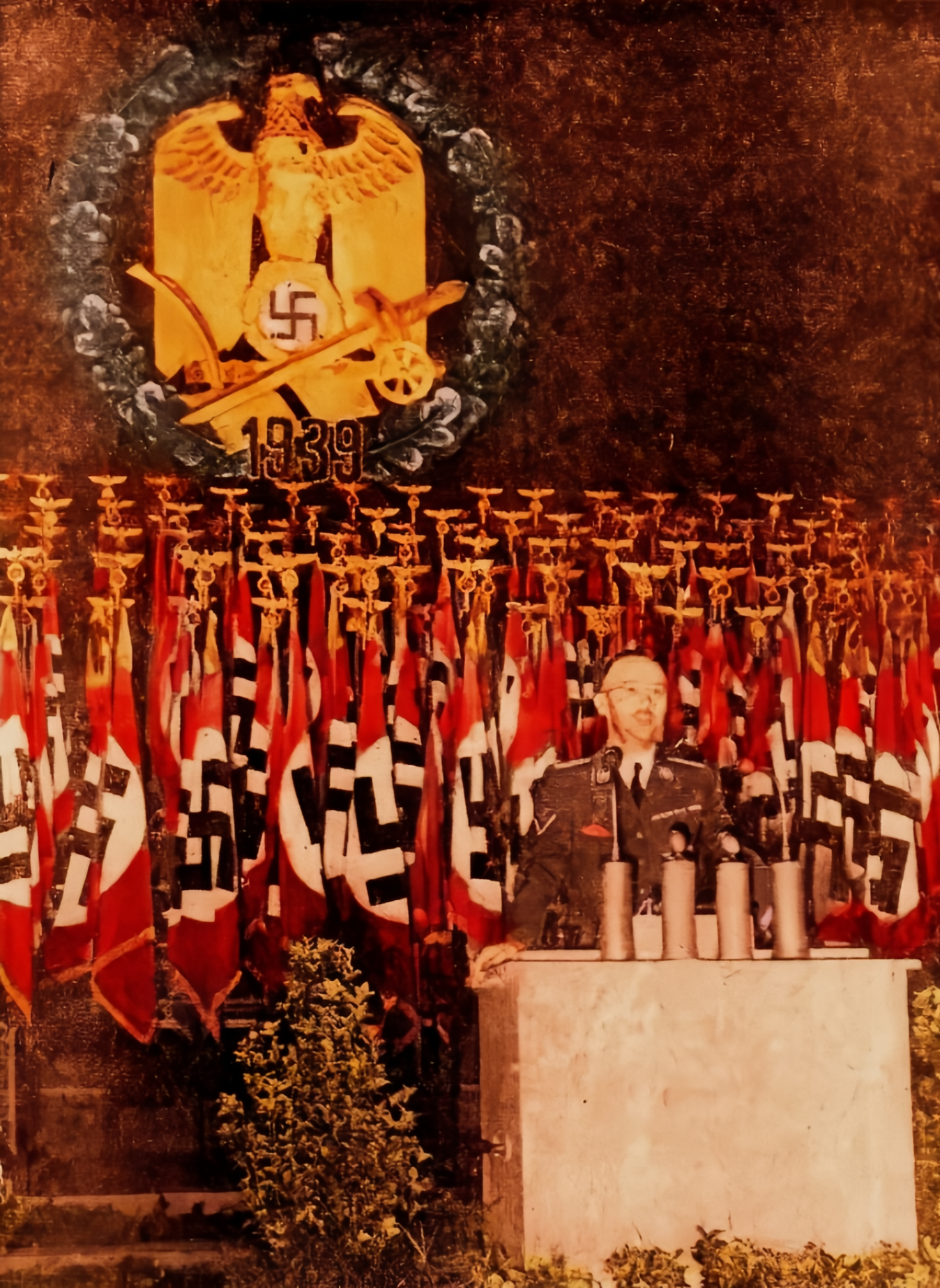 1943年10月2日,纳粹德国党卫队领袖在波兰波森集会上发表民族主义扩张