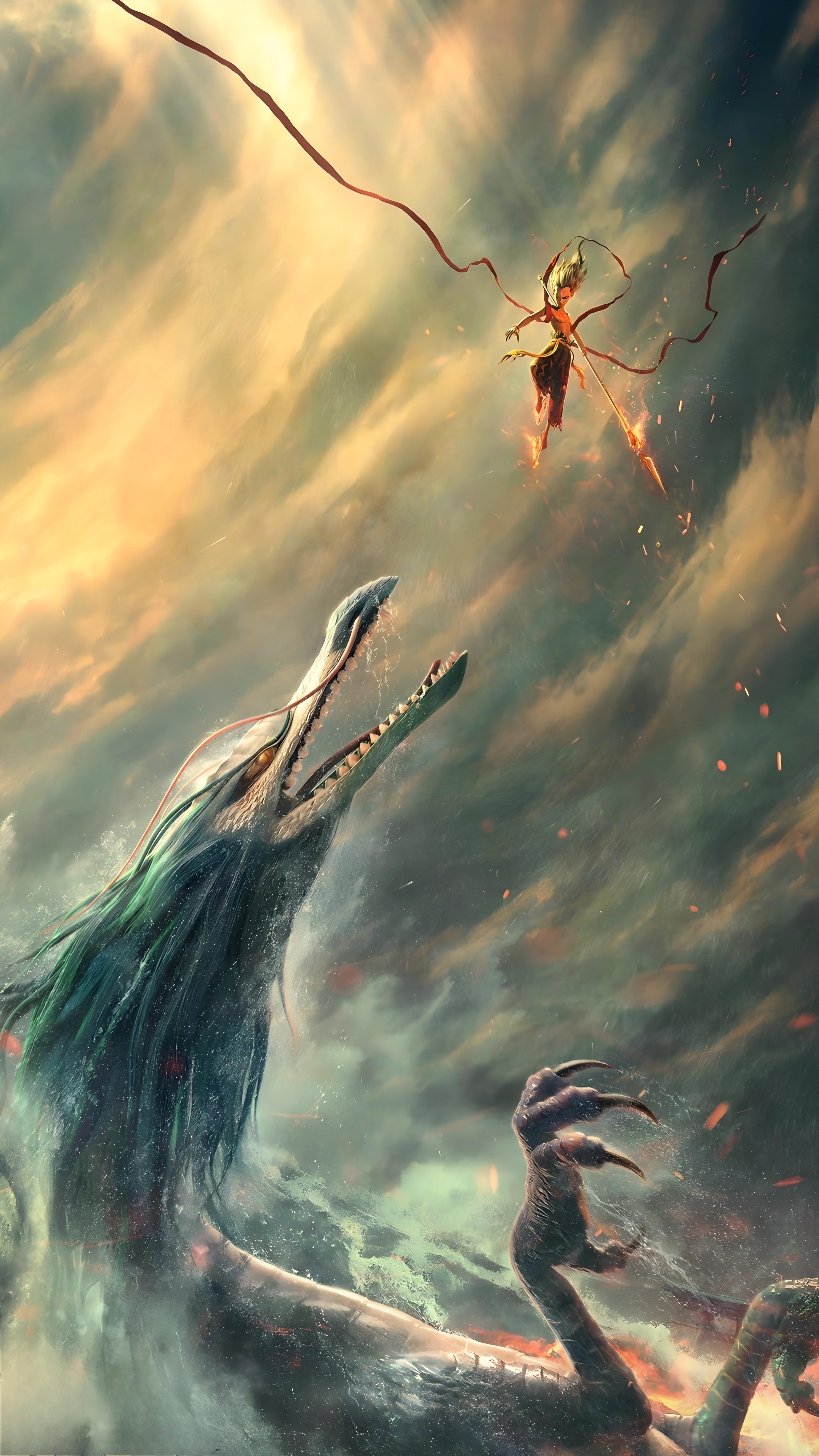 今天,我就来给大家推荐几款超酷的哪吒手机和电脑桌面壁纸,让你的手机