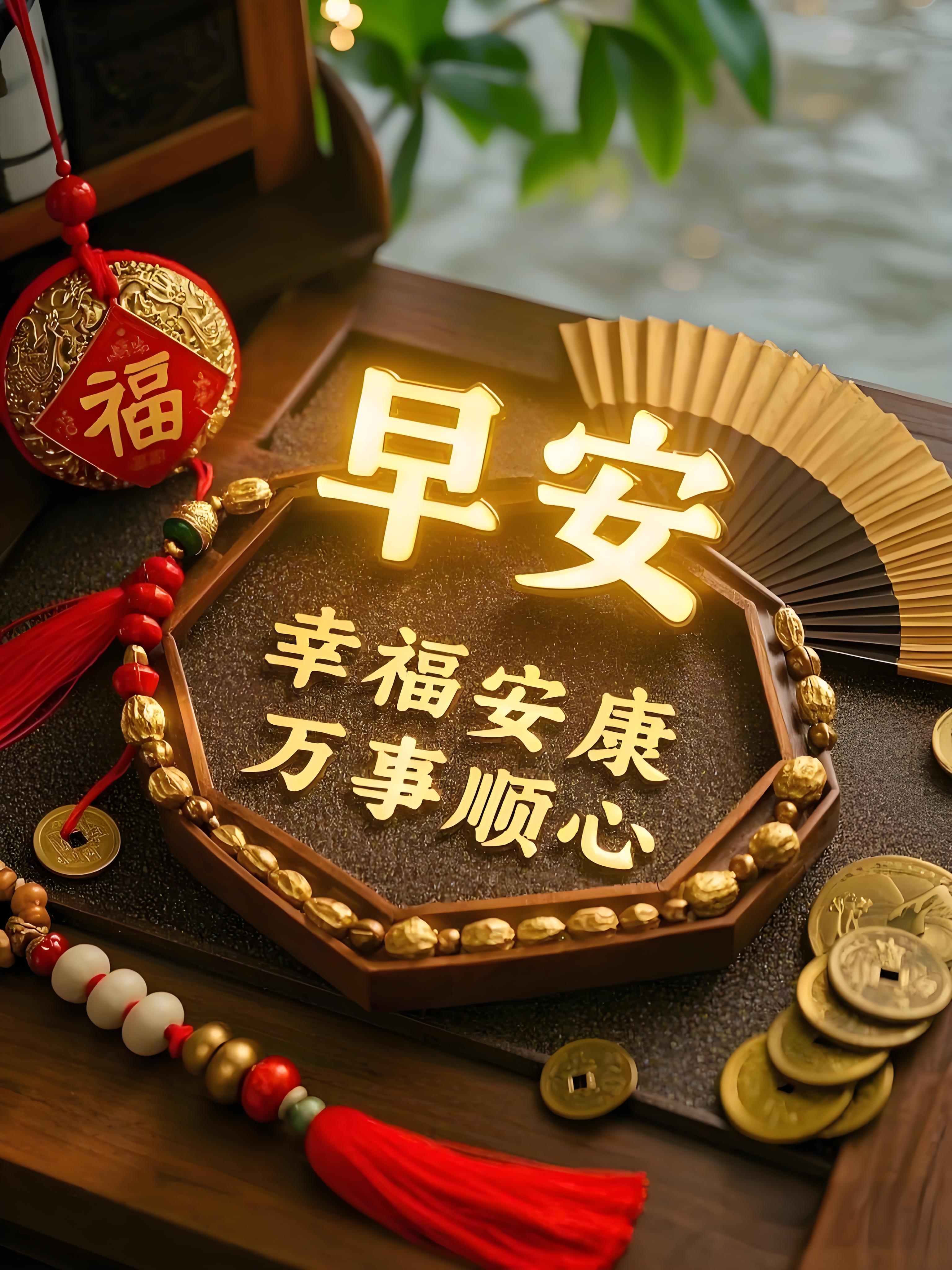 送上吉祥早安祝福图片,愿诸事顺意