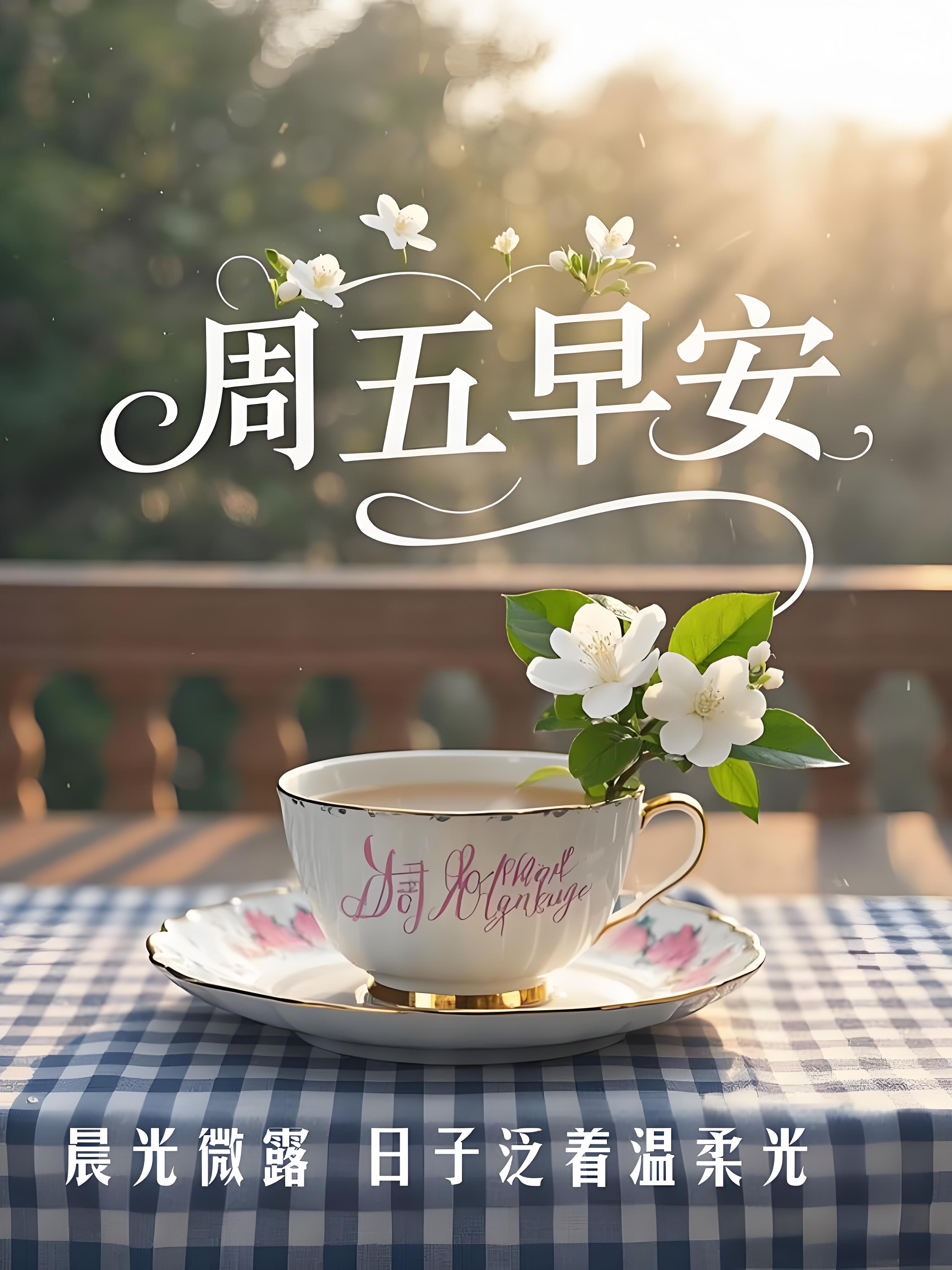 漂亮的周五早安图片,星期五早晨问候图片