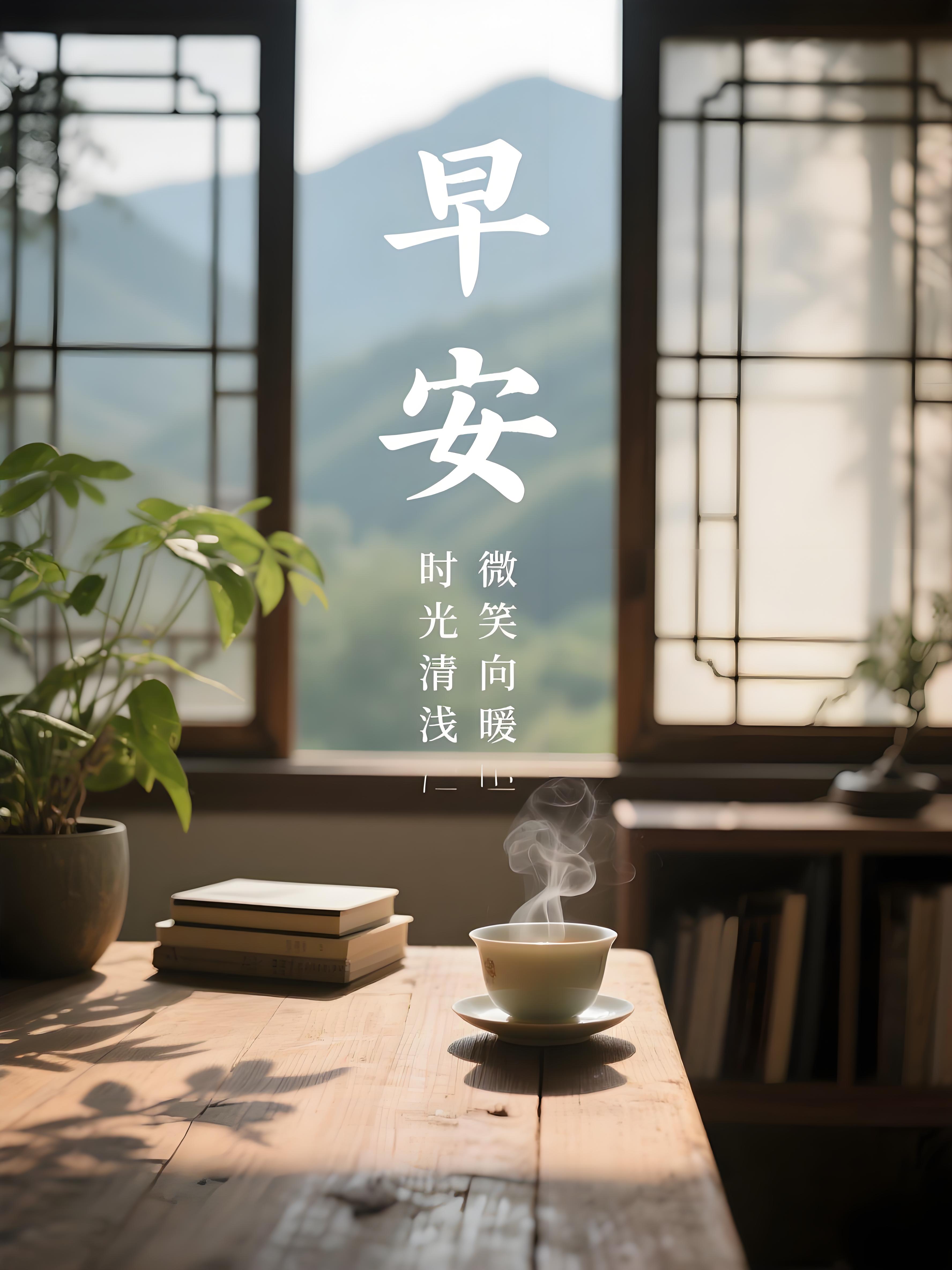 早上好漂亮的早安朋友圈群发图片真诚祝福事事圆满