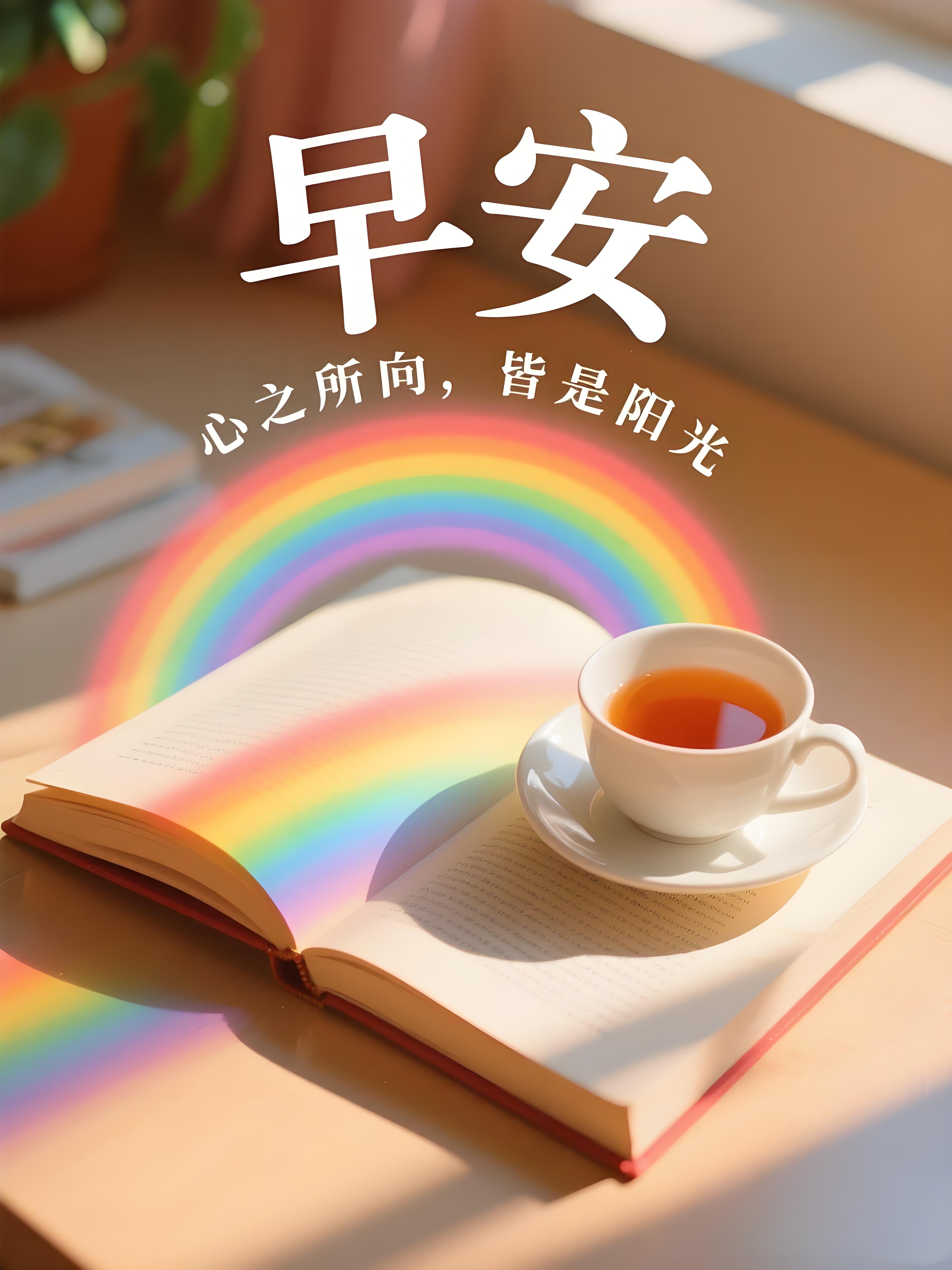 早安你好,漂亮的早安问候祝福图片,千里江山,处处有你