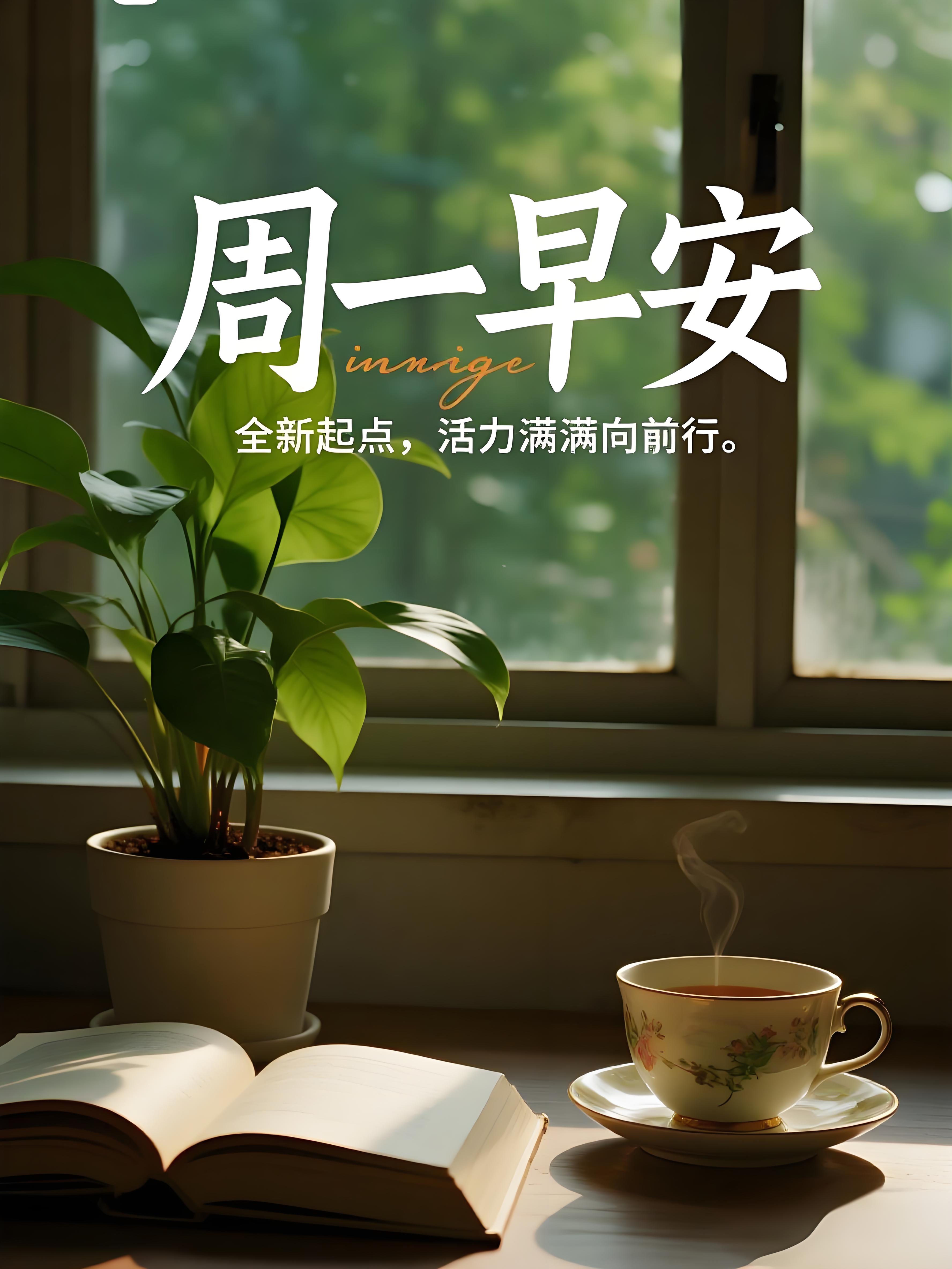 漂亮的周一早安祝福图片,所有美好,皆如你所愿