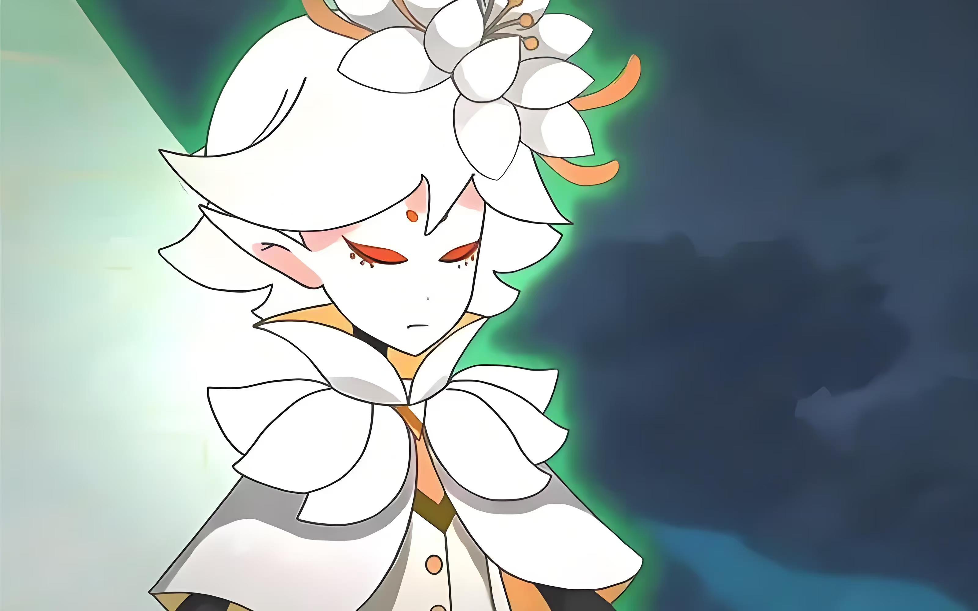 —夜华,花之法典镇守精灵王,召唤牡丹精灵王——如意的