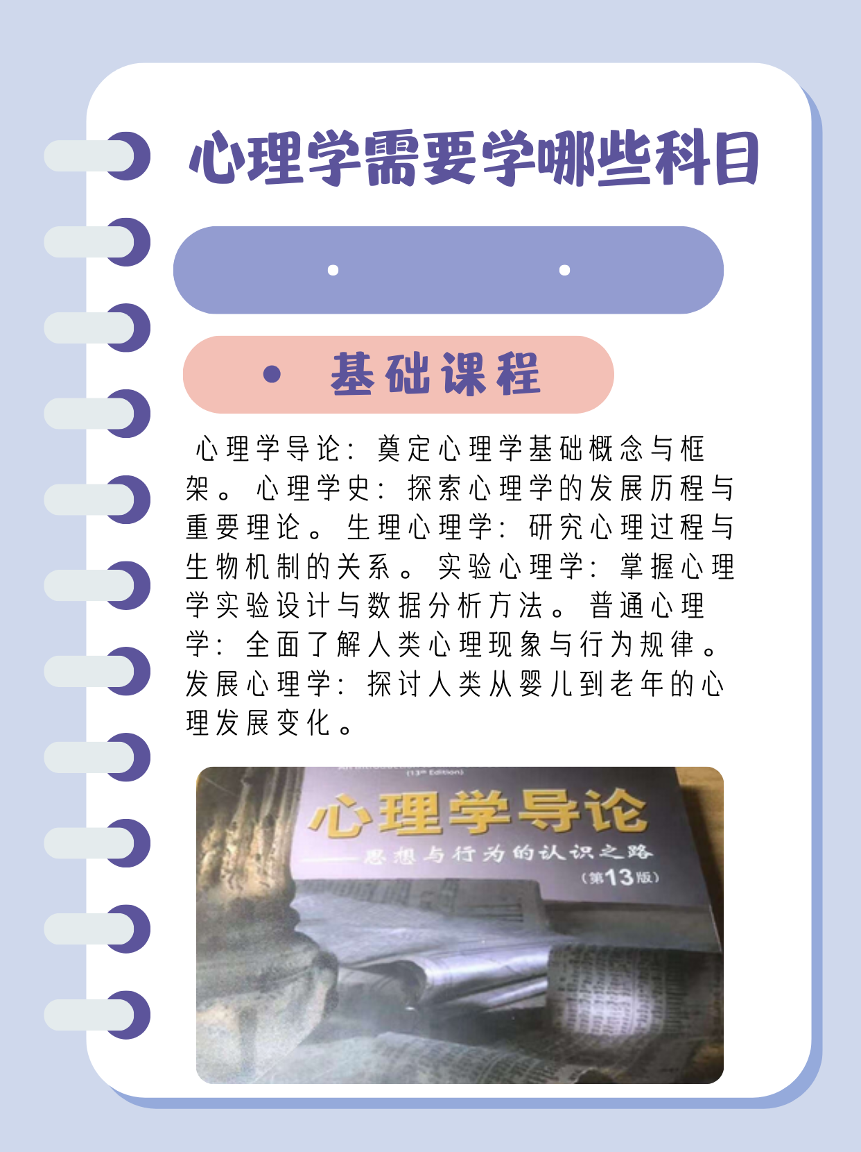 心理学需要学哪些科目 基础课程 心理学导论:奠定心理学基础概念与