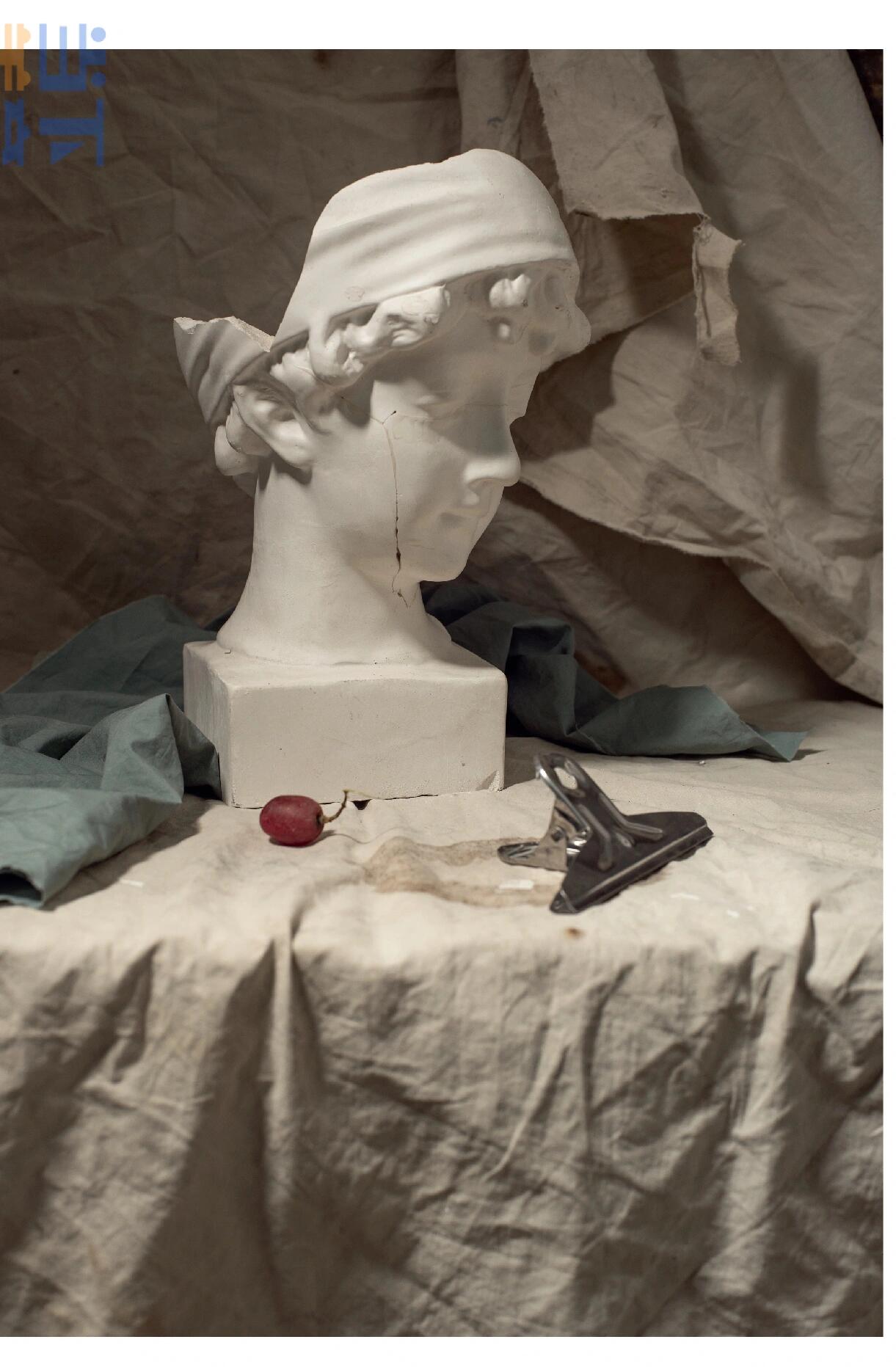 分享一组石膏静物组合高清素材