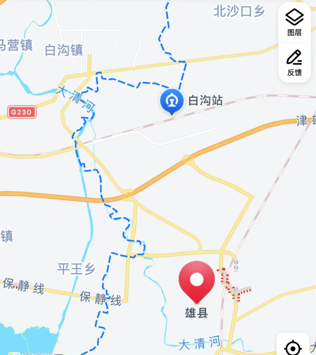 保定白沟地图图片