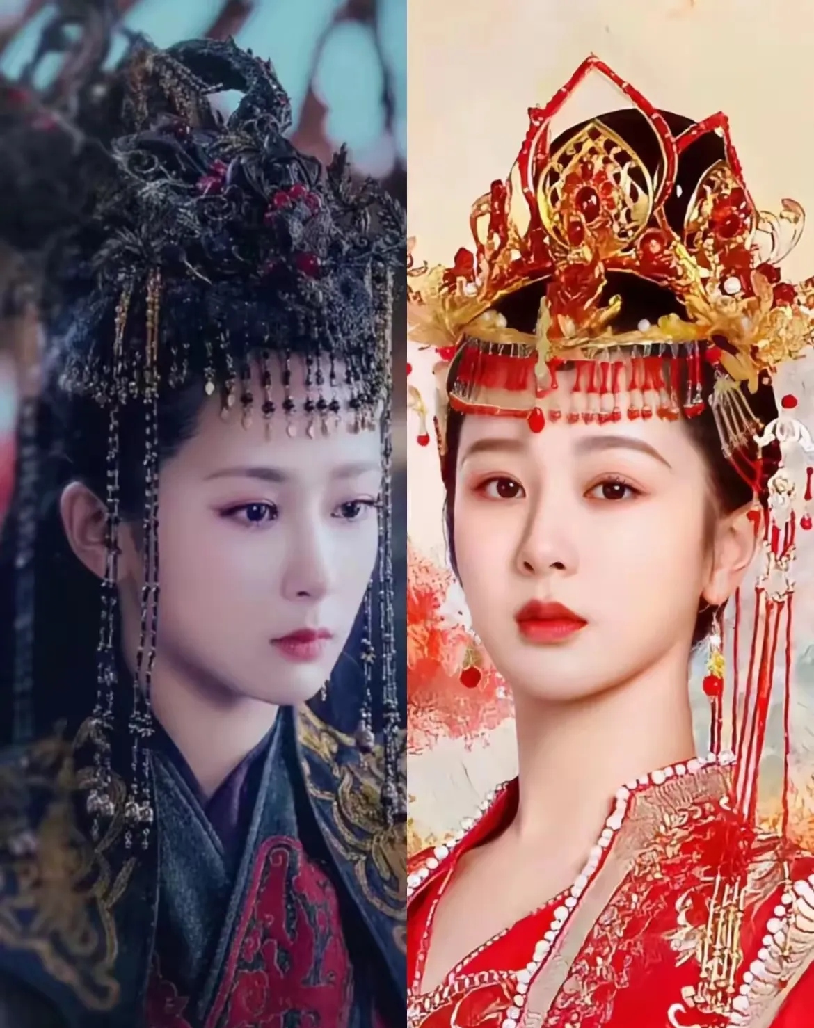 杨紫虽然长相普通,却常演美女角色,和好多帅哥搭戏