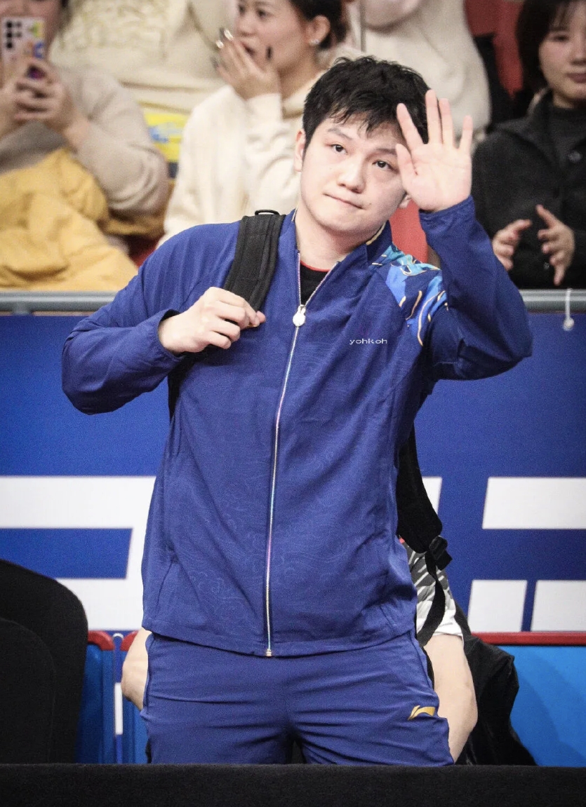 樊振东图片樊振东比心