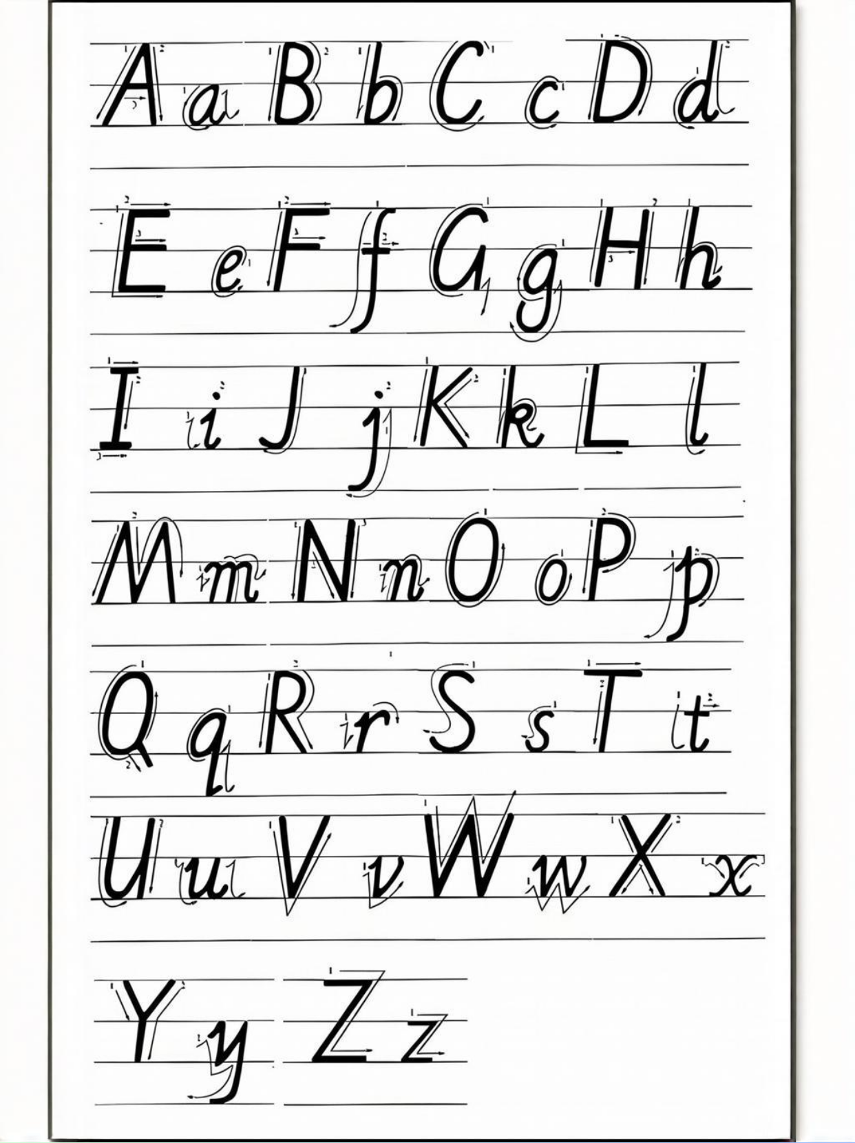 字母:a,b,c,d,e,f,g,h,i,j,k,l,m,n,o,p,q,r,s,t,u,v,w,x,y,z  在书写