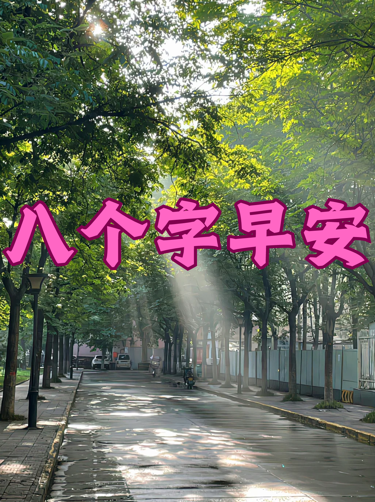 早安短句早安八字短句(早安短语一句话八字)