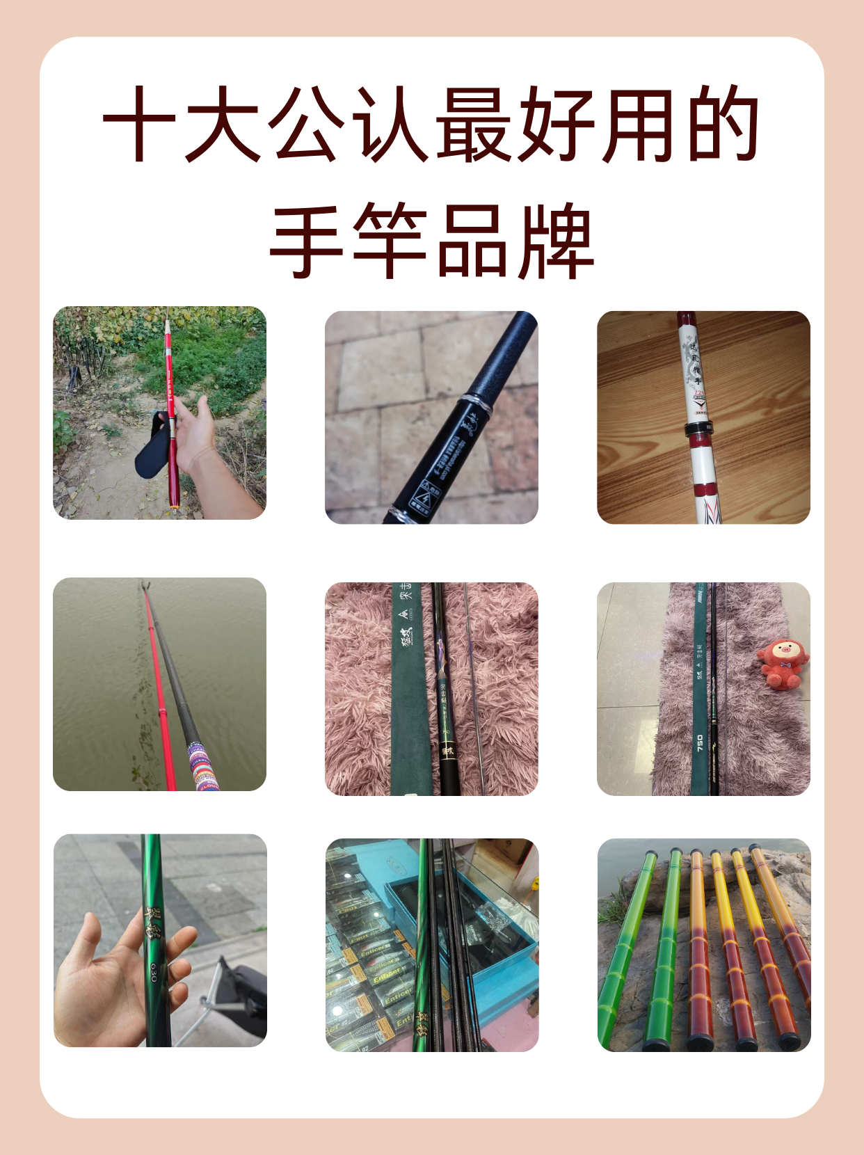 十大公认最好用的手竿品牌