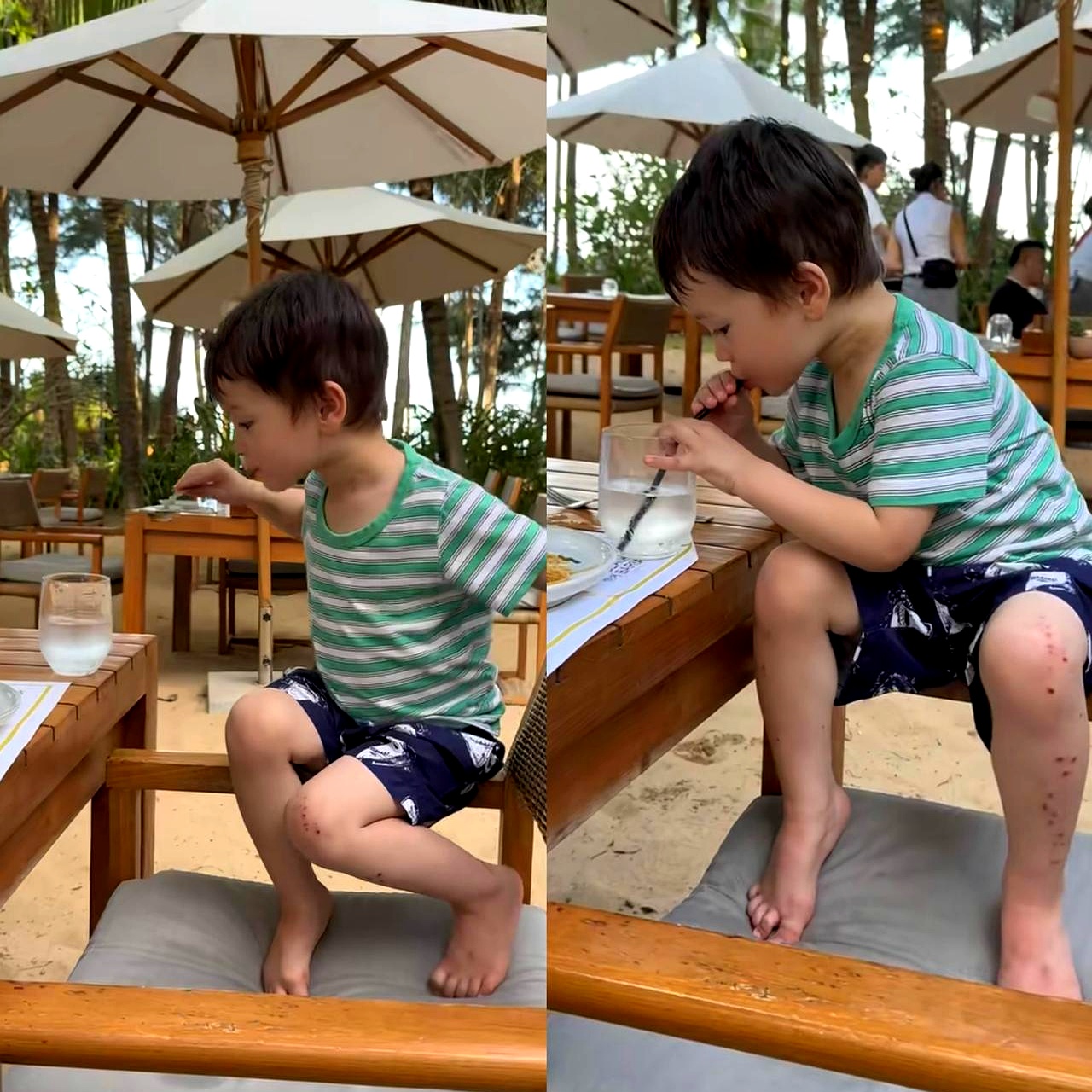 小黄回国首要的事是旅行度假