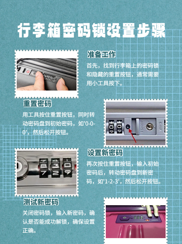密码行李 箱推荐 安全与便相关图片2