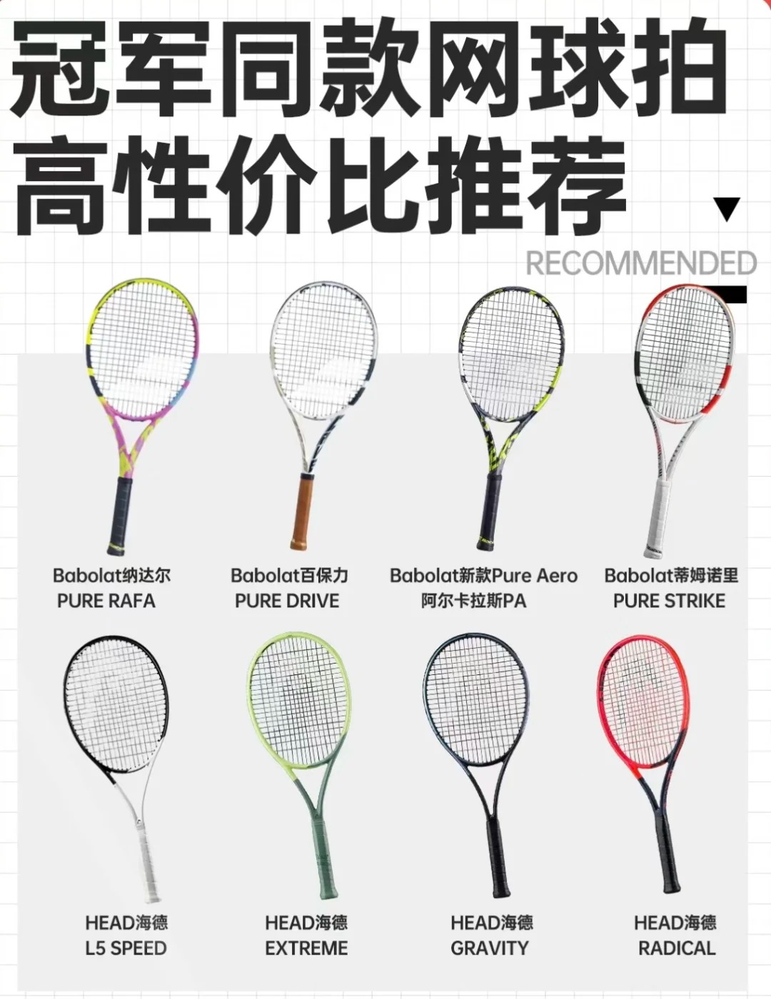 babolat & head 球拍大赏