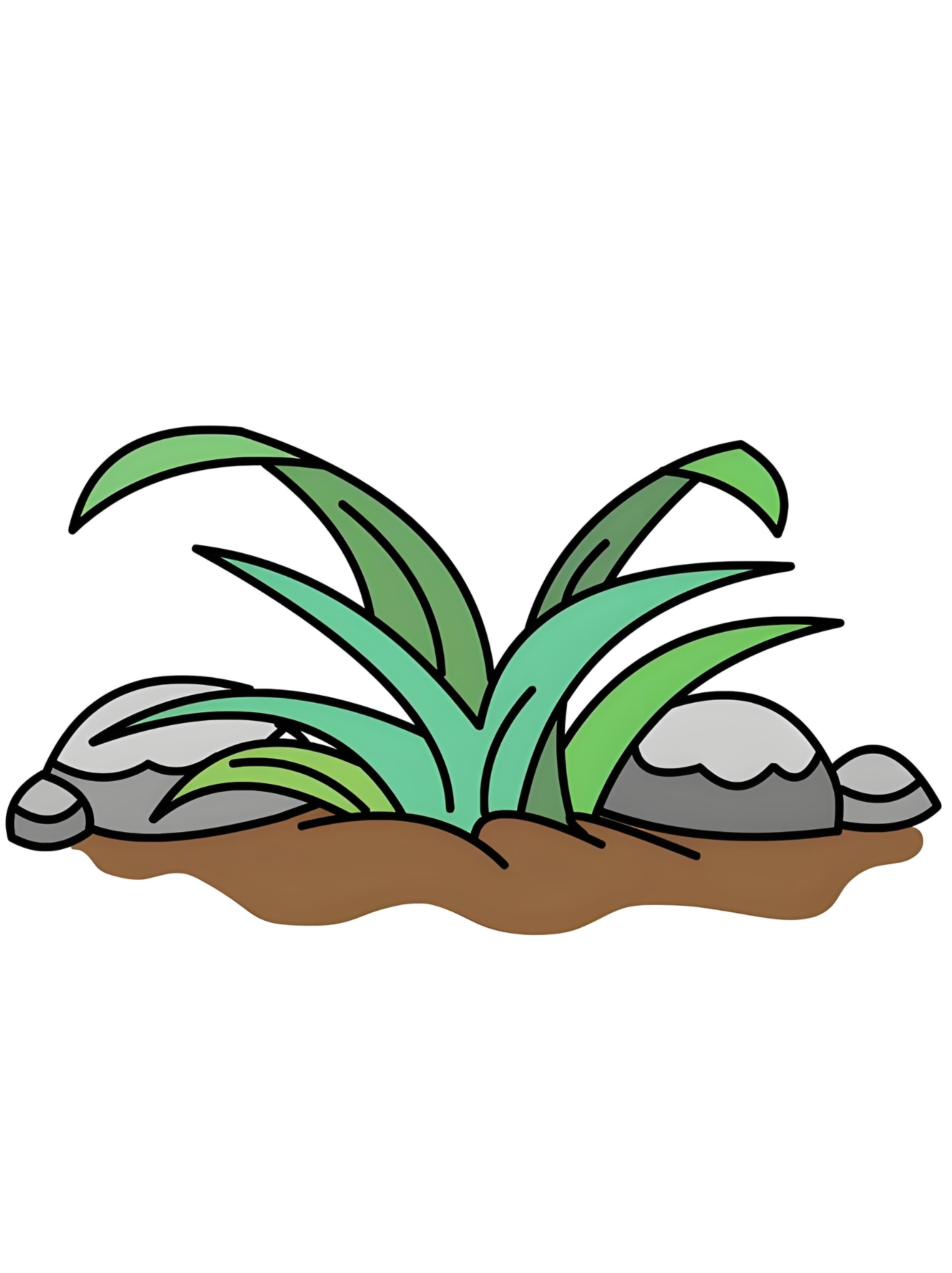 准备阶段: 在开始绘制小草之前,首先要准备好你的绘画工具.