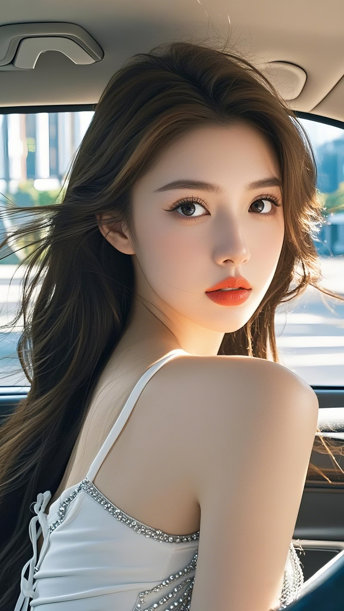 宝,这氛围感美女,太有感觉了!