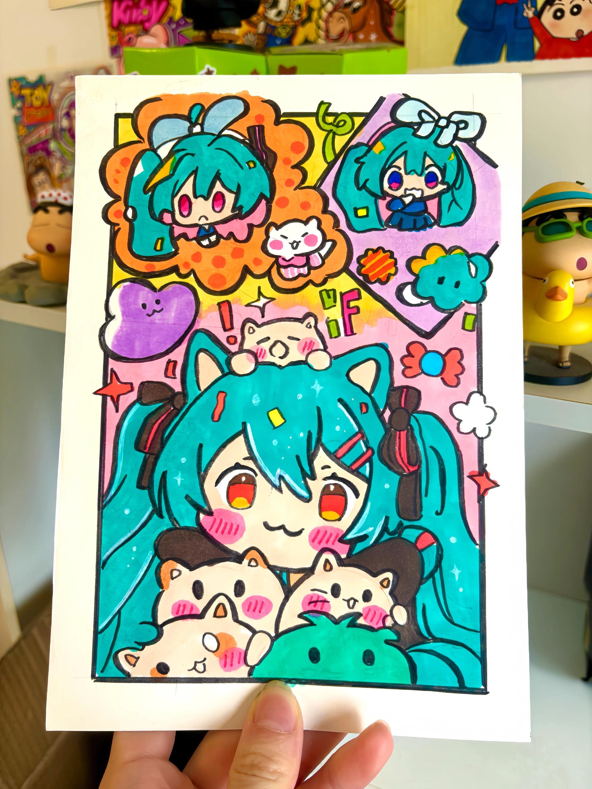 初音未来教程画法图片