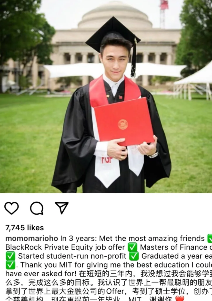 何猷君,一个不同于世俗的"富二代",18岁考入麻省理工学院,21岁成为