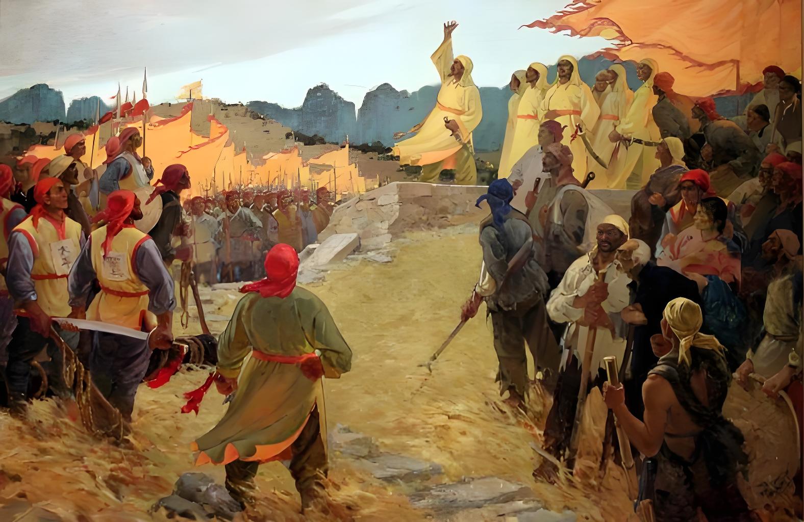 作为洪秀全的小舅子,自金田起义的烽火燃起,赖汉英便紧随洪秀全左