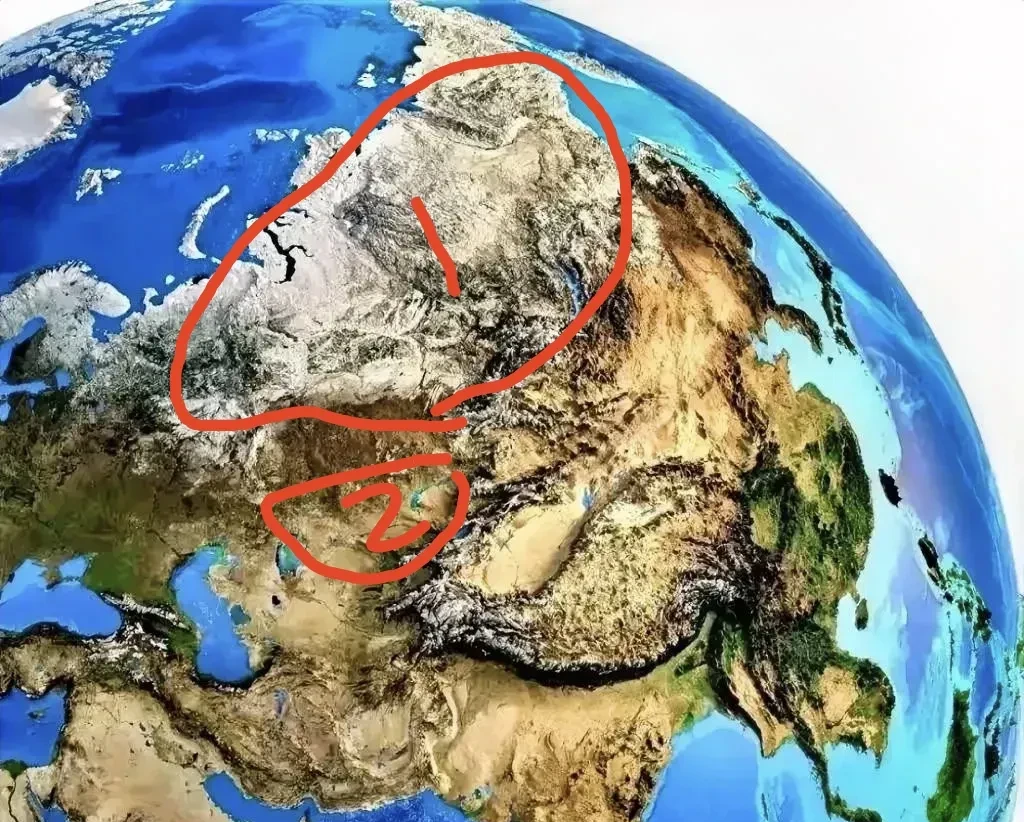 咱们国家北边的西伯利亚,那真是冷得要命,西边的中亚也差不多,基本