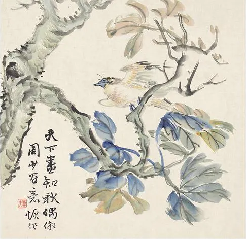 陆恢九幅花鸟品鉴:1